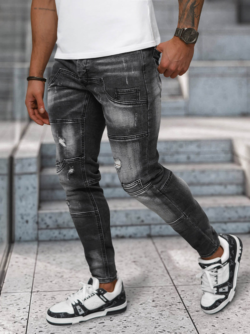 Men's Jeans - Black OZONEE NB/MP0155N