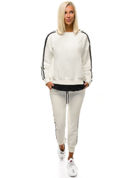 Two-piece tracksuit set Ecru OZONEE X/1000