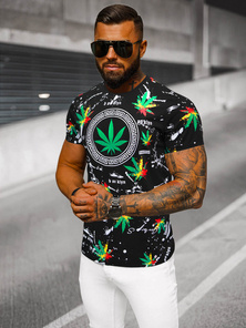 Men's T-shirt - Black OZONEE O/T131/3