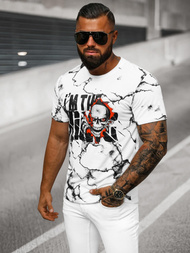 Men's T-shirt - White OZONEE JS/Y70028