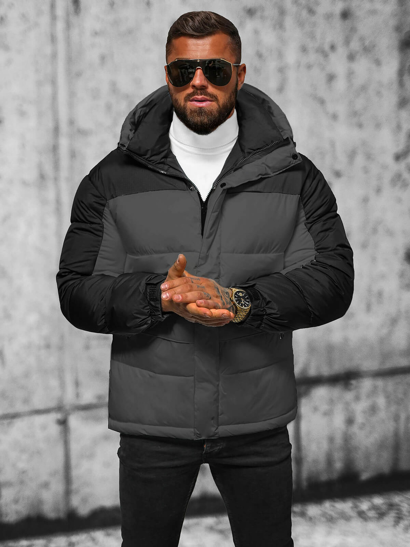 Men's Jacket - Grey OZONEE JS/31M5008