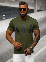 Men's T-shirt - Green OZONEE O/8T1263/29