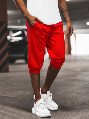 Men's Shorts - Red OZONEE JS/XW07/18Z