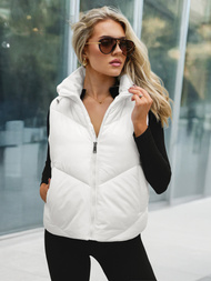 Women's Gilet - White OZONEE JS/16M9291/281