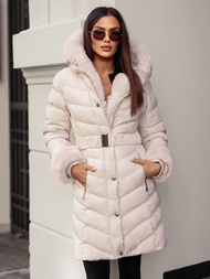 Women's Jacket - Ecru OZONEE JS/5M3156/254Z