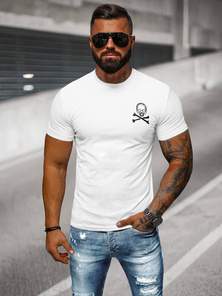 Men's T-shirt - White OZONEE NB/MT3066
