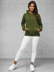 Women's Hoodie - Khaki OZONEE JS/W02Z