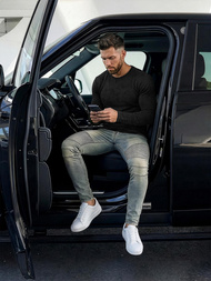 Men's Jeans - Blue OZONEE O/EM8886Z