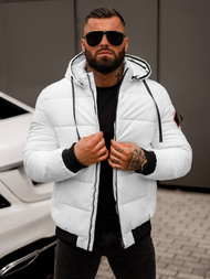 Men's Winter Jacket - White OZONEE JS/31M5031/281
