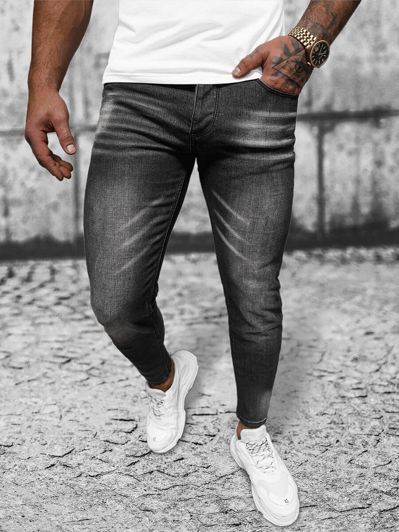 Men's Jeans - Black OZONEE NB/MP0199N