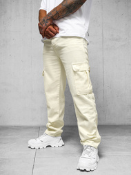 Men's Trousers - Ecru OZONEE DO/4001
