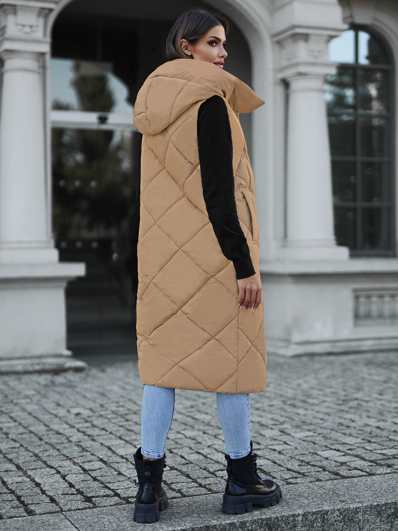 Women's Gilet - Camel OZONEE JS/5M3165/84Z