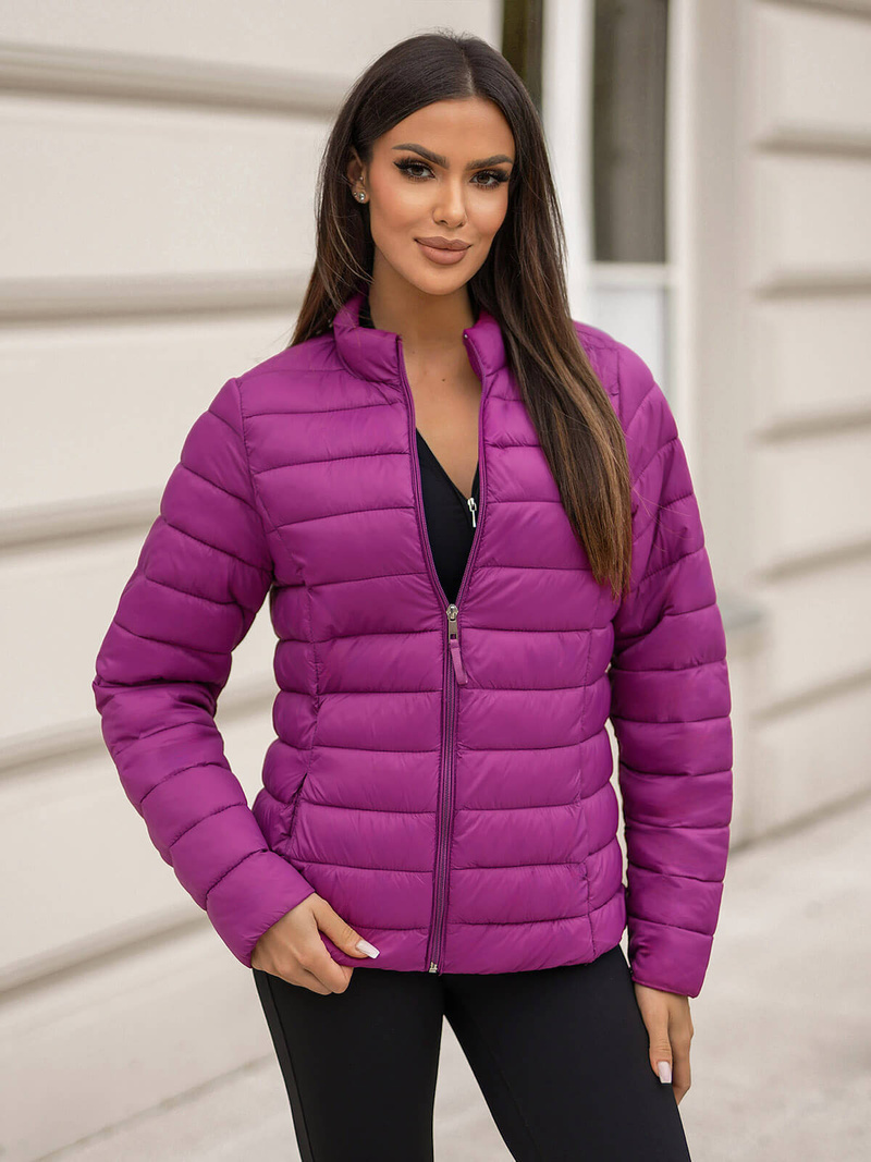 Women's jacket - dark pink OZONEE JS/11Z8170