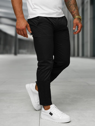 Men's Chinos - Black OZONEE BL/SK222/1