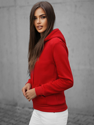 Women's Hoodie - dark-red OZONEE JS/W03Z