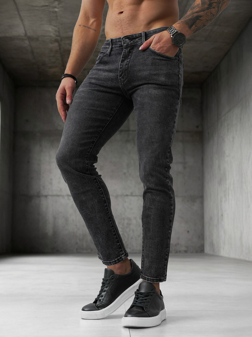 Men's Jeans - Black OZONEE O/JK2918