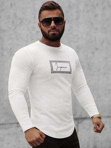 Men's Sweatshirt - White OZONEE O/D7192