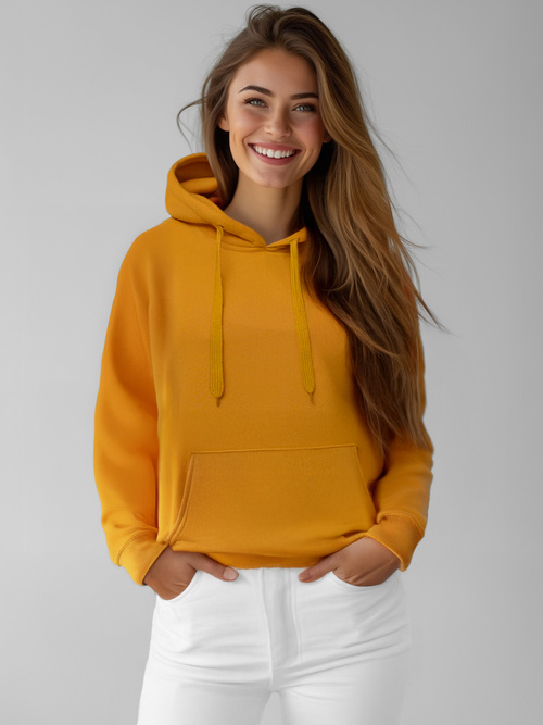 Women's Hoodie - Camel OZONEE JS/W02/26Z