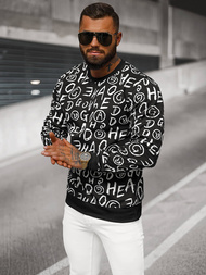 Men's Sweatshirt - Black OZONEE JS/8B1221/3