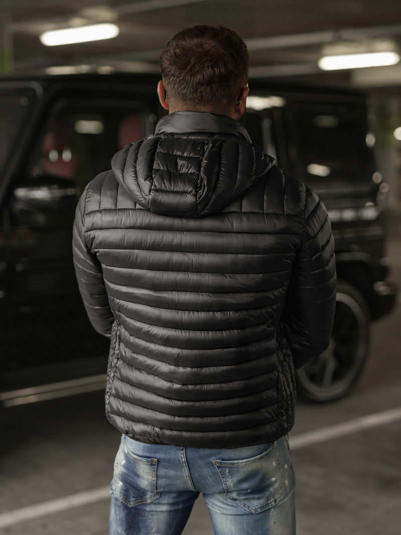 Men's Jacket - Black OZONEE JS/16M9336/392BZ