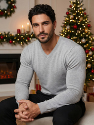 Men's Jumper - Grey OZONEE NB/MMB601/2Z