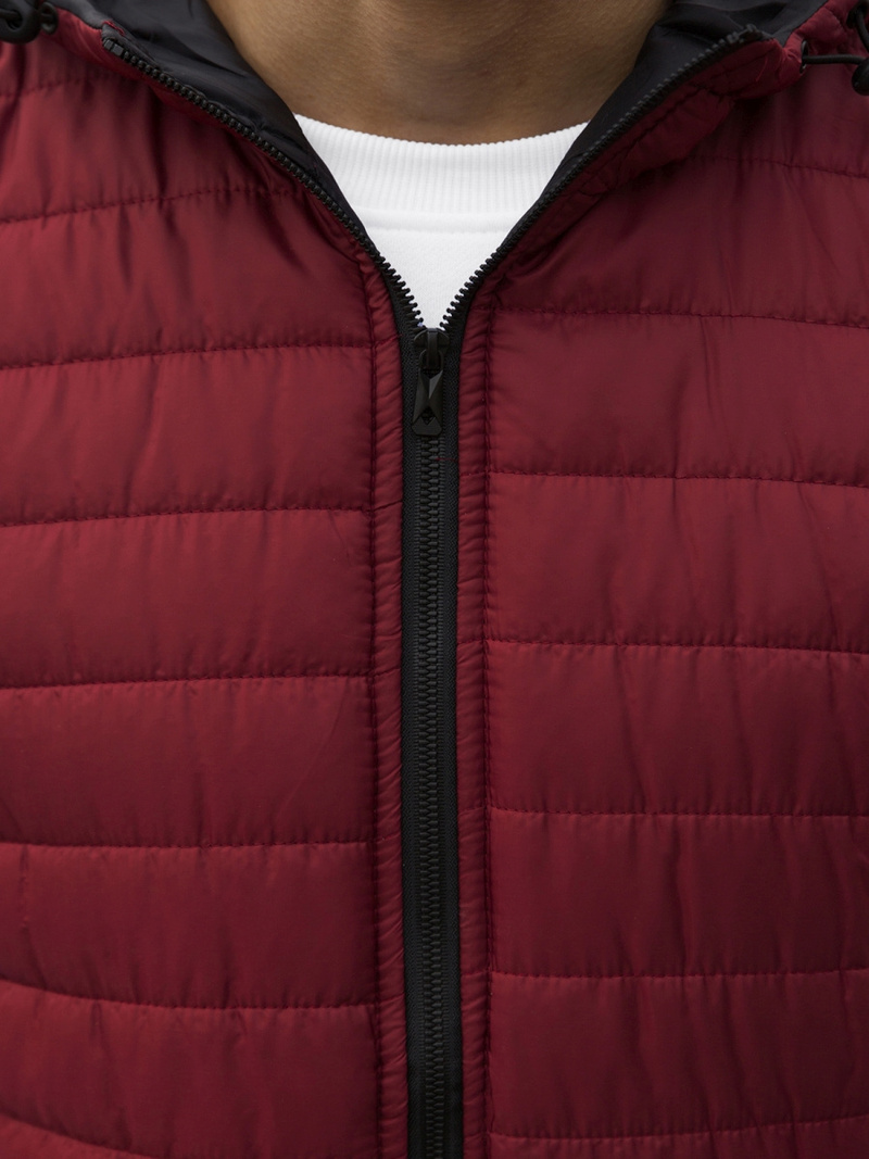 Men's Gilet - Burgundy OZONEE JS/MY88Z