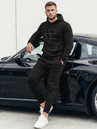 Men's Hoodie - Black OZONEE JS/8B1971/3