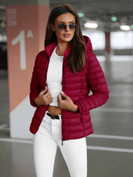 Women's Jacket - Burgundy OZONEE JS/16M9101/06Z