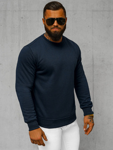 Men's Sweatshirt - Navy Blue OZONEE JS/2001-10Z