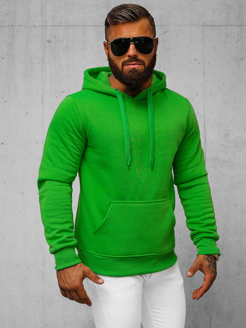 Men's Hoodie - Green OZONEE JS/2009Z