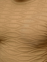 Men's Jumper - Dark-Beige OZONEE O/ZZ190137