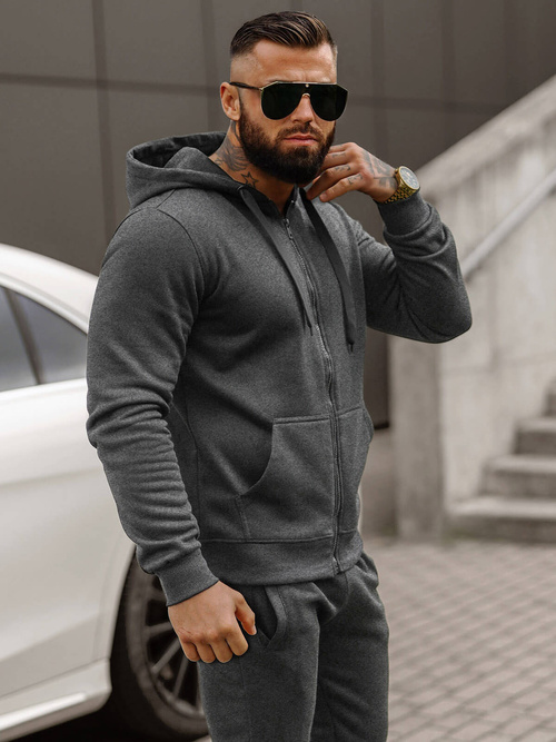 Men's Tracksuit - Anthracite OZONEE JS/68C10386/5Z