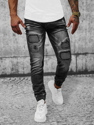 Men's Joggers - Black OZONEE NB/MP0052/2N